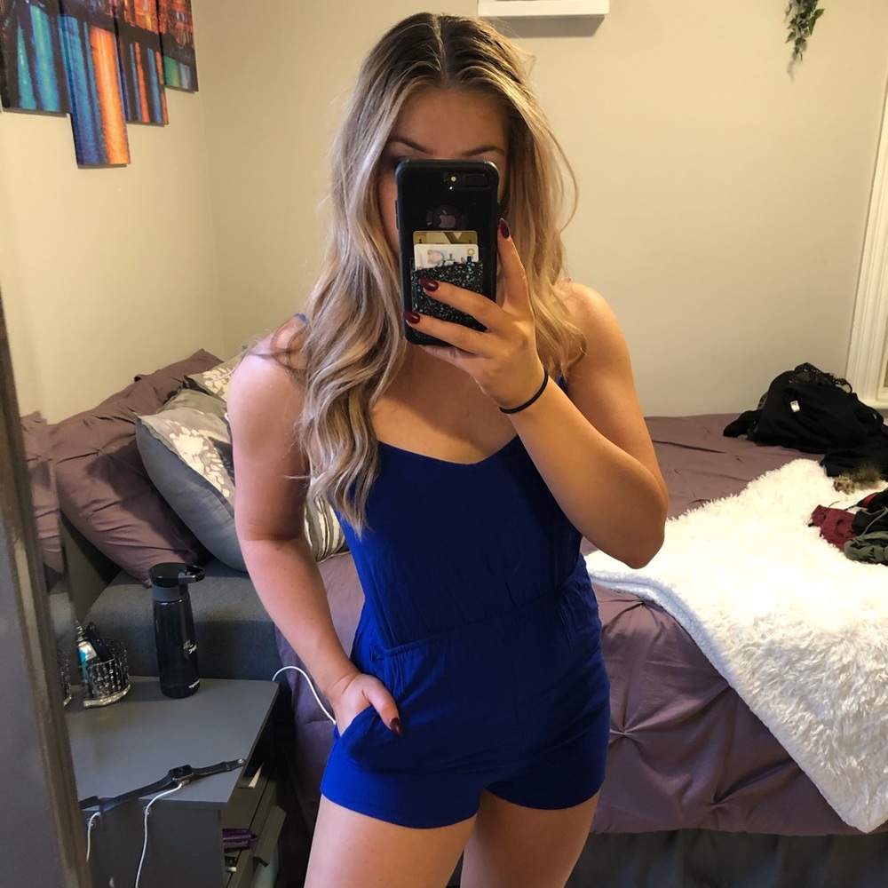 Blue Romper